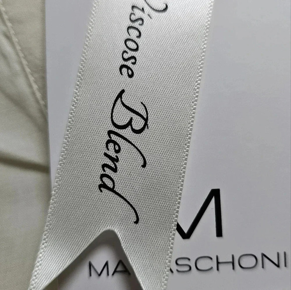 Magaschoni Sleevless Blouse Viscose Top  Ivory Size M - Picture 3 of 4